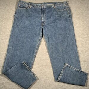 Levis 550 Jeans Mens 50x32‎ Blue Denim Relaxed Tapered Leg Comfort Fit Pants